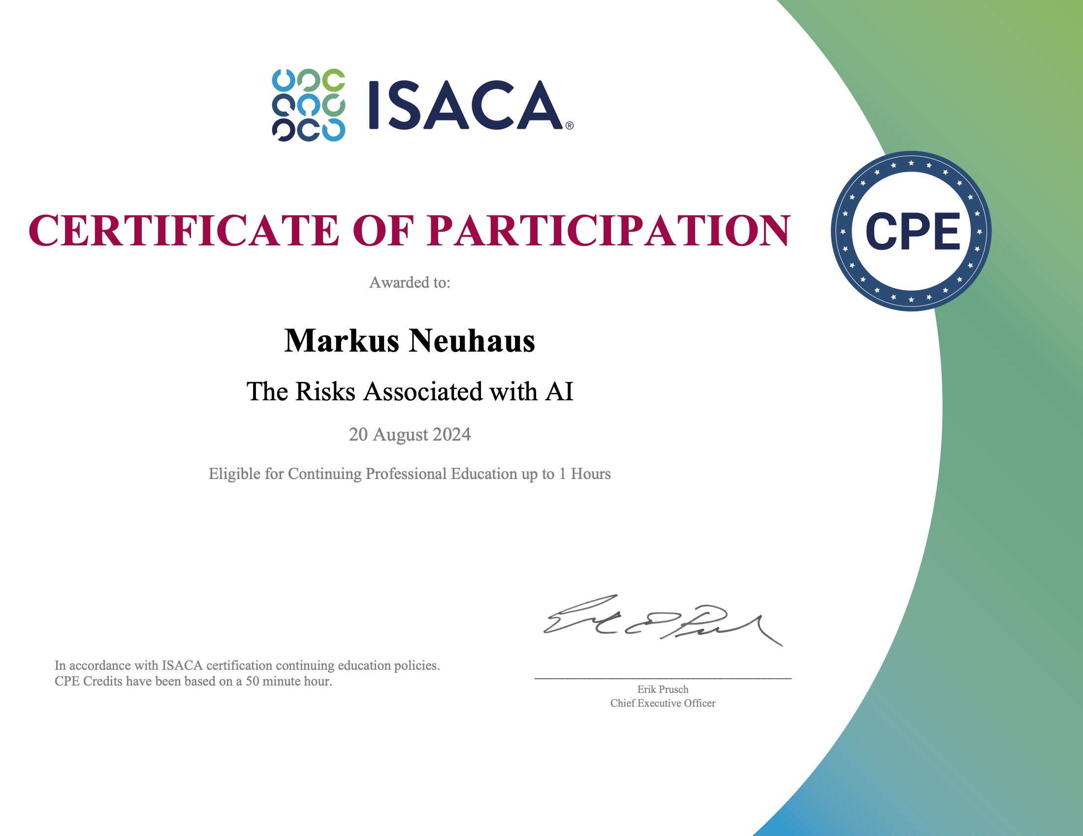 The Risks Associated with AI